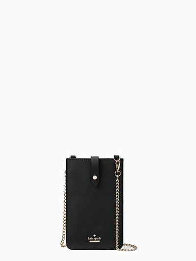 Shop Kate Spade Phone Sleeve Crossbody In Black