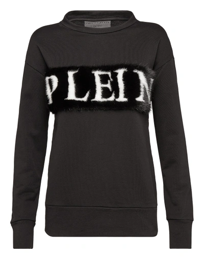 Shop Philipp Plein Sweatshirt Ls "fur Plein"