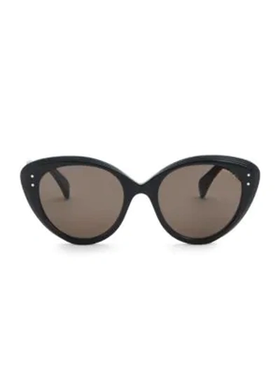 Shop Alaïa 54mm Cat-eye Sunglasses In Navy