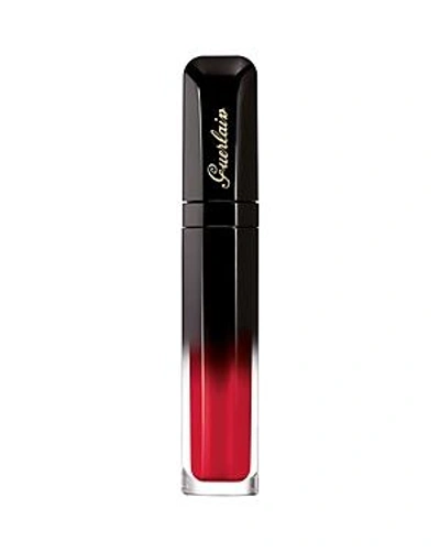 Shop Guerlain Intense Liquid Matte Lipstick In M25 Seductive Red