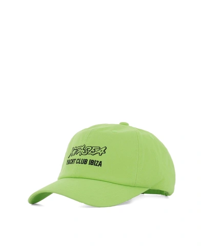Shop Misbhv Green Cotton Hat