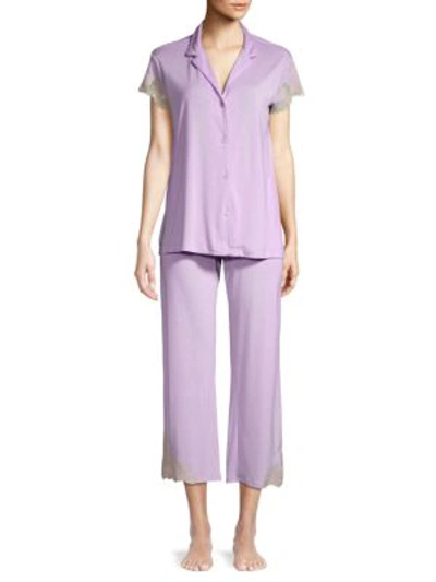 Shop Natori Women's 2-piecelux Shangrila Pajama Set In Pink