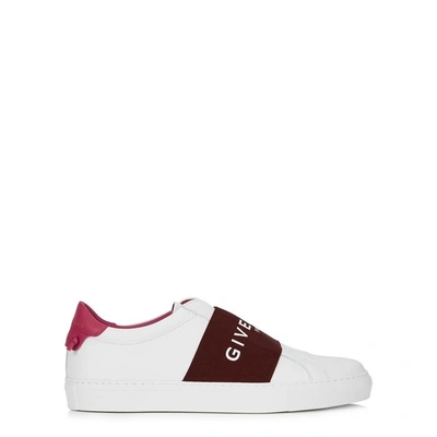 Shop Givenchy Urban Street White Leather Trainers