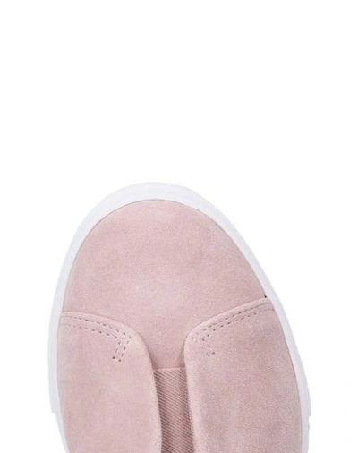 Shop Eytys Doja S-o Suede Woman Sneakers Pink Size 5.5 Leather