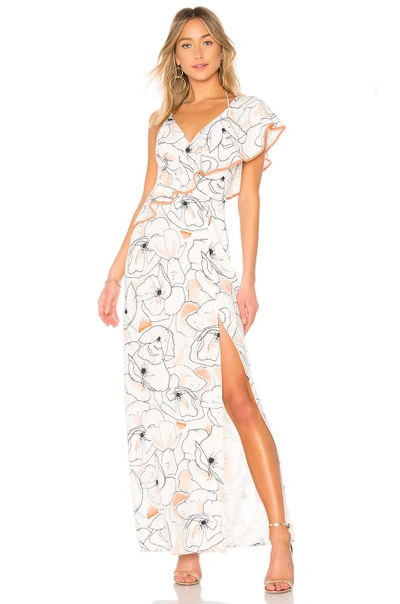 Shop Stylestalker Moana Maxi Dress In Moana Floral