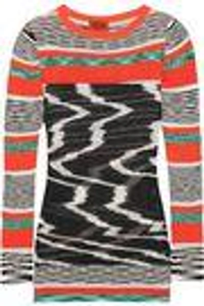 Shop Missoni Woman Stretch-knit Top Black