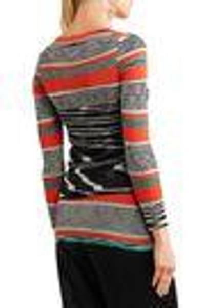 Shop Missoni Woman Stretch-knit Top Black