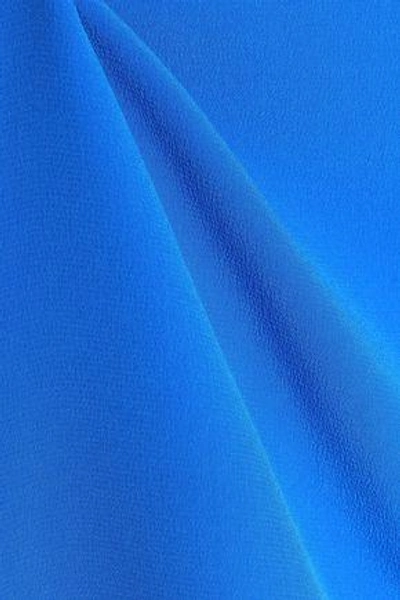 Shop Emilio Pucci Woman Silk Crepe De Chine Camisole Blue