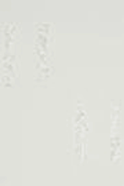 Shop Derek Lam 10 Crosby Fringe-trimmed Fil Coupé Crepe Top In Off-white