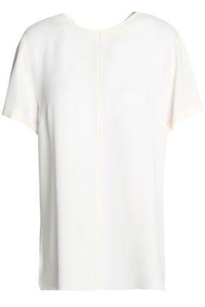 Shop Proenza Schouler Woman Tie-back Crepe Top White