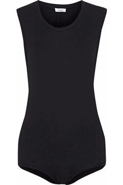 Shop Alix Woman Modal-blend Jersey Bodysuit Black