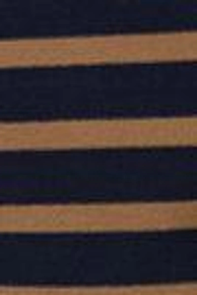 Shop Derek Lam 10 Crosby Paneled Striped Jersey And Cotton-poplin Wrap Top In Multicolor