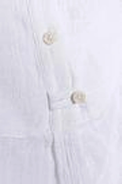 Shop Derek Lam 10 Crosby Woman Cotton-gauze Shirt White
