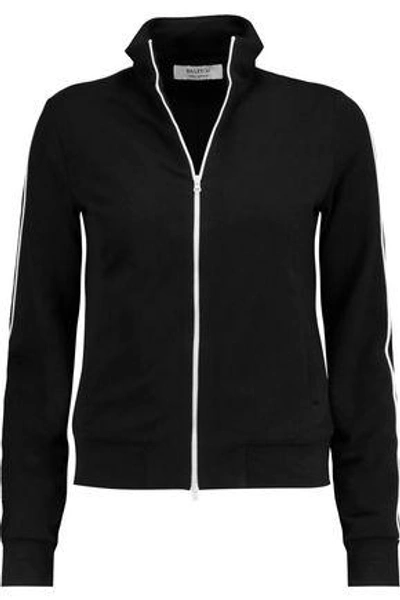 Shop Bailey44 Woman Stretch Modal And Cotton-blend Jacket Black