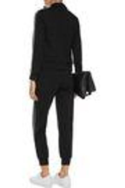 Shop Bailey44 Woman Stretch Modal And Cotton-blend Jacket Black