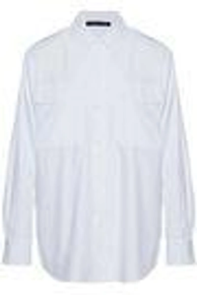 Shop Rag & Bone Woman Poplin Shirt White