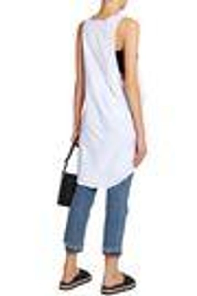 Shop Oak Woman Oversized Cotton-jersey Tank White