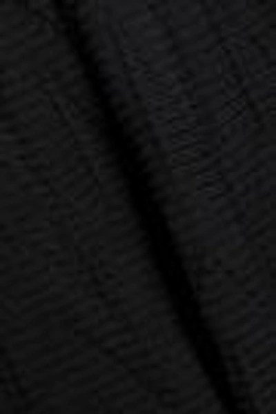 Shop M Missoni Woman Jacquard-knit T-shirt Black