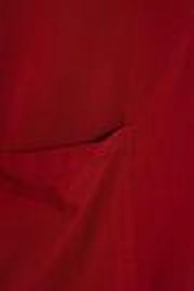 Shop Joseph Woman Cotton-blend Jersey Tank Crimson