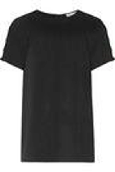 Shop Zimmermann Woman Cutout Embellished Crepe Top Black