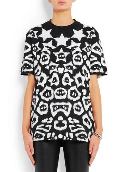 Shop Givenchy Woman T-shirt In Printed Cotton-jersey Black