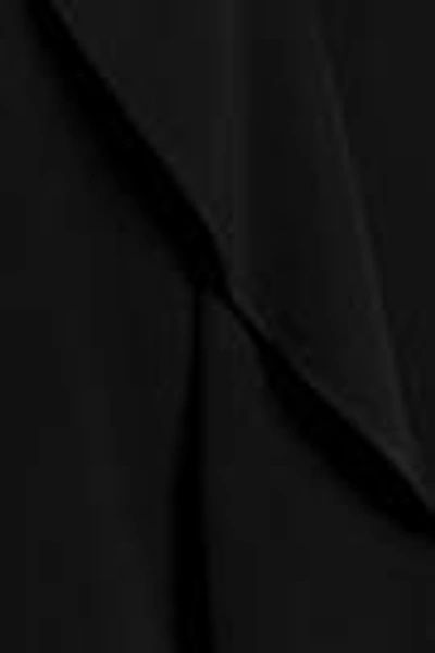 Shop Derek Lam 10 Crosby Woman Embellished Ruffled Silk Blouse Black