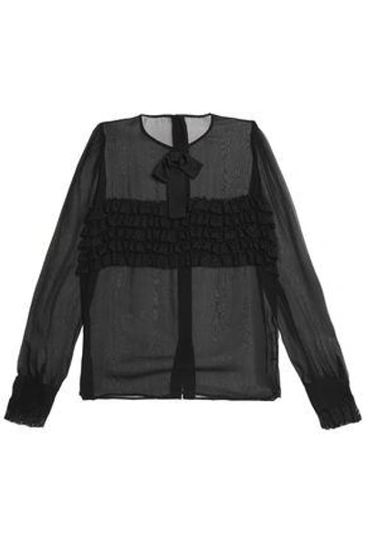Shop Dolce & Gabbana Woman Long Sleeved Top Black
