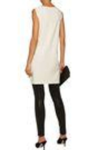 Shop By Malene Birger Woman Rosiala Satin-trimmed Crepe Top Ivory