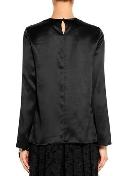 Shop Givenchy Open-sleeved Top In In Black