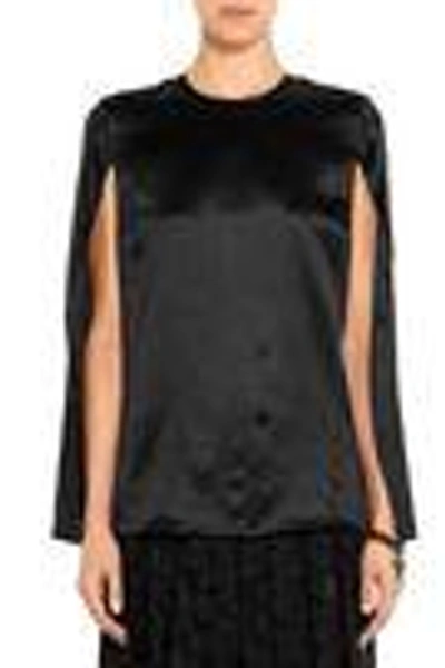 Shop Givenchy Open-sleeved Top In In Black