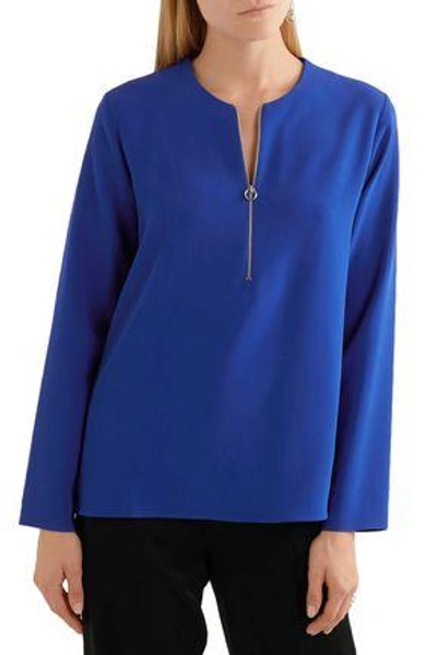 Shop Stella Mccartney Arlesa Cady Top In Royal Blue