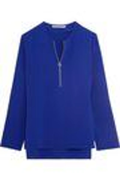 Shop Stella Mccartney Arlesa Cady Top In Royal Blue