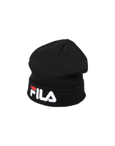 Shop Fila Hats In Black