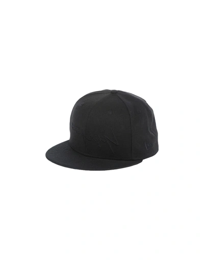 Shop Yohji Yamamoto Pour Homme Hat In Black