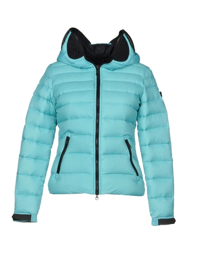 Shop Ai Riders On The Storm Down Jacket In Turquoise