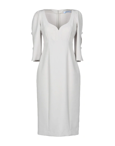 Shop Blumarine Knee-length Dress In Light Grey