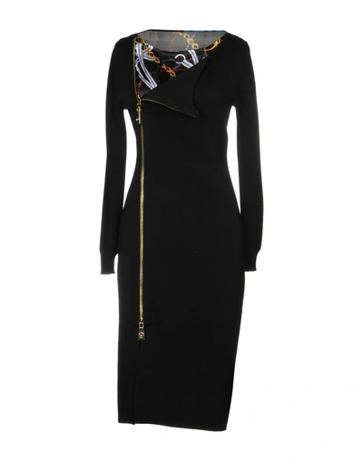 Shop Class Roberto Cavalli Knee-length Dress In Black