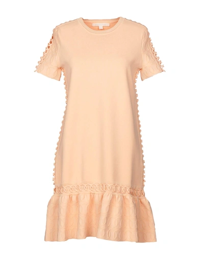 Shop Jonathan Simkhai Short Dress In Apricot
