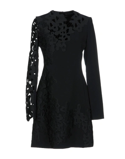 Shop David Koma Short Dress In Black