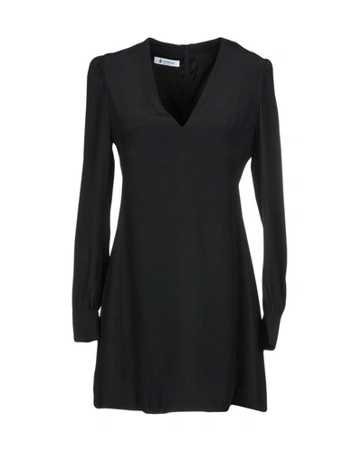 Shop Dondup Short Dresses In Black