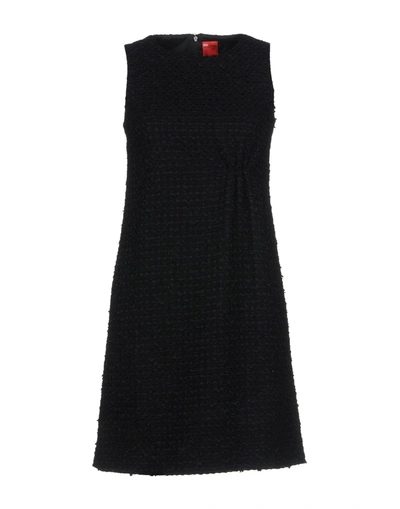 Shop Red Valentino Short Dress In Black