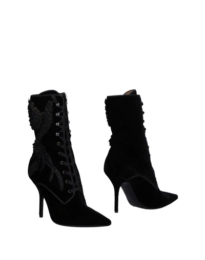 Shop Alberta Ferretti Ankle Boot In Black