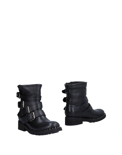 Shop Ash Woman Ankle Boots Black Size 10 Soft Leather