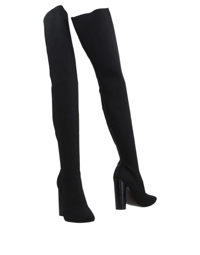 Shop Windsor Smith Woman Knee Boots Black Size 10 Stretch Fibers