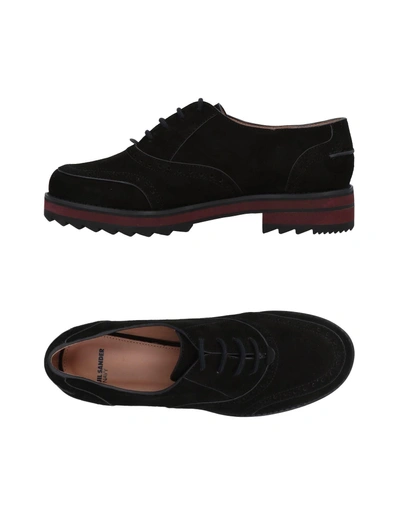 Shop Jil Sander Lace-up Shoes In Black