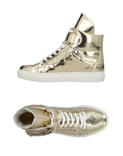 Shop Versus Sneakers In Platinum