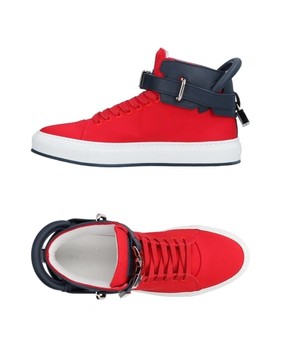 Shop Buscemi Sneakers In Red