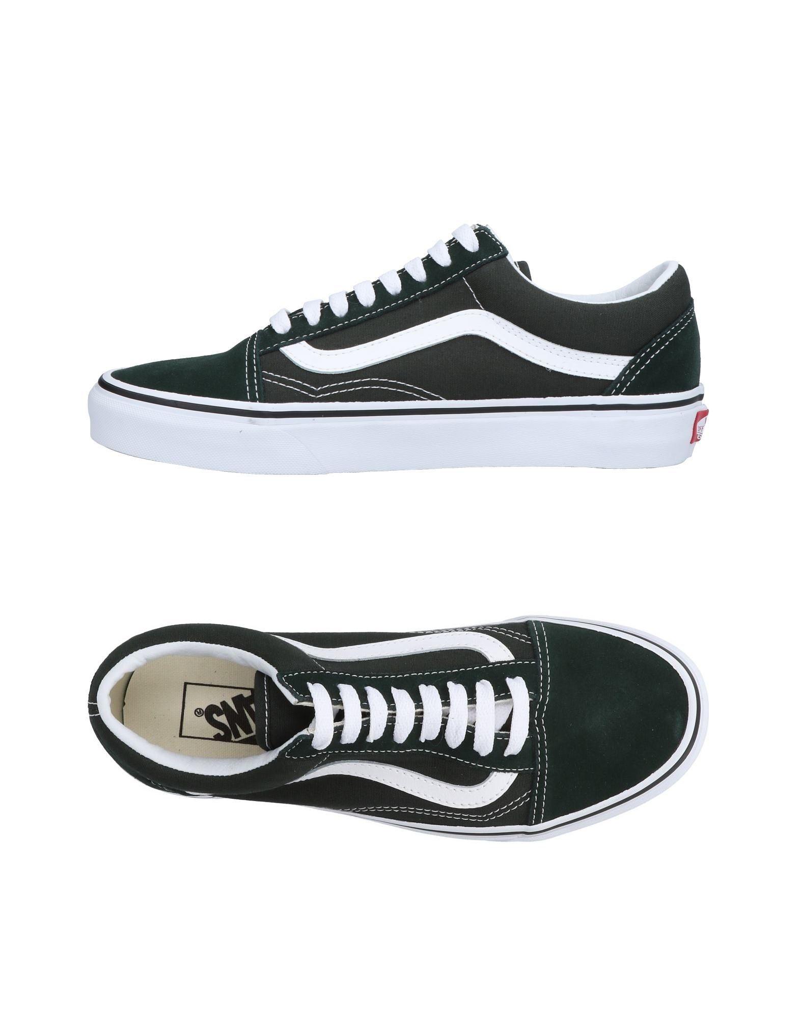 dark green vans shoes