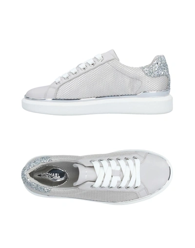 Shop Michael Michael Kors Sneakers In Light Grey