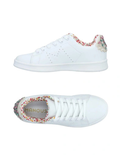 Shop Manoush Sneakers In White